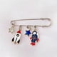 thumbnail image 2 of Broche exquisito y elegante, tamaño pequeño, Pin de cintura, decoración, accesorio de joyería para fiestas, escuela, oficina, uso diario, astronauta cohete, 2 of 2