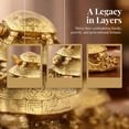 thumbnail image 4 of Pyrite Crystal Turtle Figurine, Tortoise Shell Decor for Home Office Desk Shelf, Feng Shui Style Tortoise Living Room Table Display Shelf Gift, 4 of 7