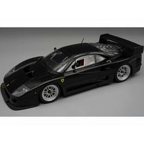 Ferrari F40 LM Black with Silver Enkei Rims "Press Version" (1996) Limited Edition to 40 pcs 1/18 Model Car by Tecnomodel