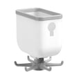 thumbnail image 3 of Organizador de ganchos de cocina, colgador de baño, estante de secado de platos de pared, soporte para tapa, accesorios de cocina, estante de Almacenamiento y organización del hogar gris blanco Yuarrent HA005196-01, 3 of 6