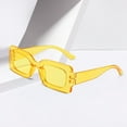 thumbnail image 6 of Driving Glasses Traveling Travel Summer Rectangle Sunglasses for Women Men Yellow, 6 of 9