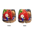 thumbnail image 5 of Lsque Pikmin Printed Women's Running Shorts with Liner Pockets,Elastic Quick Dry Workout Athletic Gym Yoga Shorts,Womens High Waist Shorts-XX-Large, 5 of 9