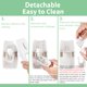 thumbnail image 5 of RIDGEPOLE Juego de soporte para cepillo de dientes y dispensador de pasta de dientes, dispensador automático de pasta de dientes, kit de exprimidor de pasta de dientes, accesorios de baño montados en, 5 of 5