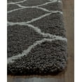 thumbnail image 7 of Rugs America Feather Shag Collection Charcoal Ivory Links FH200A Contemporary Geometric Area Rug 8' x 10', 7 of 7