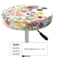 thumbnail image 4 of Fotbe Autumn Garden Stool Covers Round,Waterproof Round Bar Stool Covers Bar Chair Covers Washable Stool Cushion Slipcover for 12-14 Inch Chair-12 inch, 4 of 7