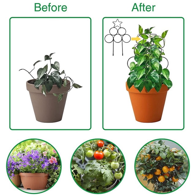 YAOMOBB Support de Plante Empilable Réutilisable Treillis pour Plantes Grimpantes