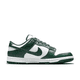 thumbnail image 4 of Nike Dunk Low, shorts de tabla de corte bajo, resistentes a la abrasión, antideslizantes, informales, color blanco y verde, 4 of 5