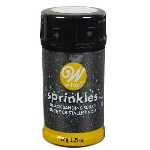 WILTON BLACK SANDING SUGAR 92 G / 3.25 OZ