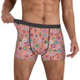 thumbnail image 2 of Kdxio Men's Boxer Briefs with Color Flowers Print - Comfortable and Breathable Underwear for Everyday Wear, 2 of 7