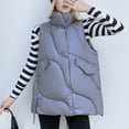 thumbnail image 1 of LOVZFMLL Vestes pour Femmes 10 Couleurs Mode Femmes Manteau d'Hiver Chaud Veste Matelassée, 1 of 5