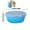 Blue, variant on WNFJR Set of 4 Plastic Prep Bowls with Lids, Microwave and Dishwasher Safe, Ideal for Baking, Prepping, Cooking and Serving Food
