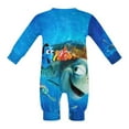 thumbnail image 6 of Finding Nemo Baby Romper Jumpsuits, Long Sleeve Footless One-Piece Outfits for Boys Girls, 6 of 8