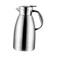 thumbnail image 2 of Café de acero inoxidable jarra de tetera de tetera, jarra de bebidas de tetera, jarra de calor y frío, jarra aislada de vacío para café, 2 of 7
