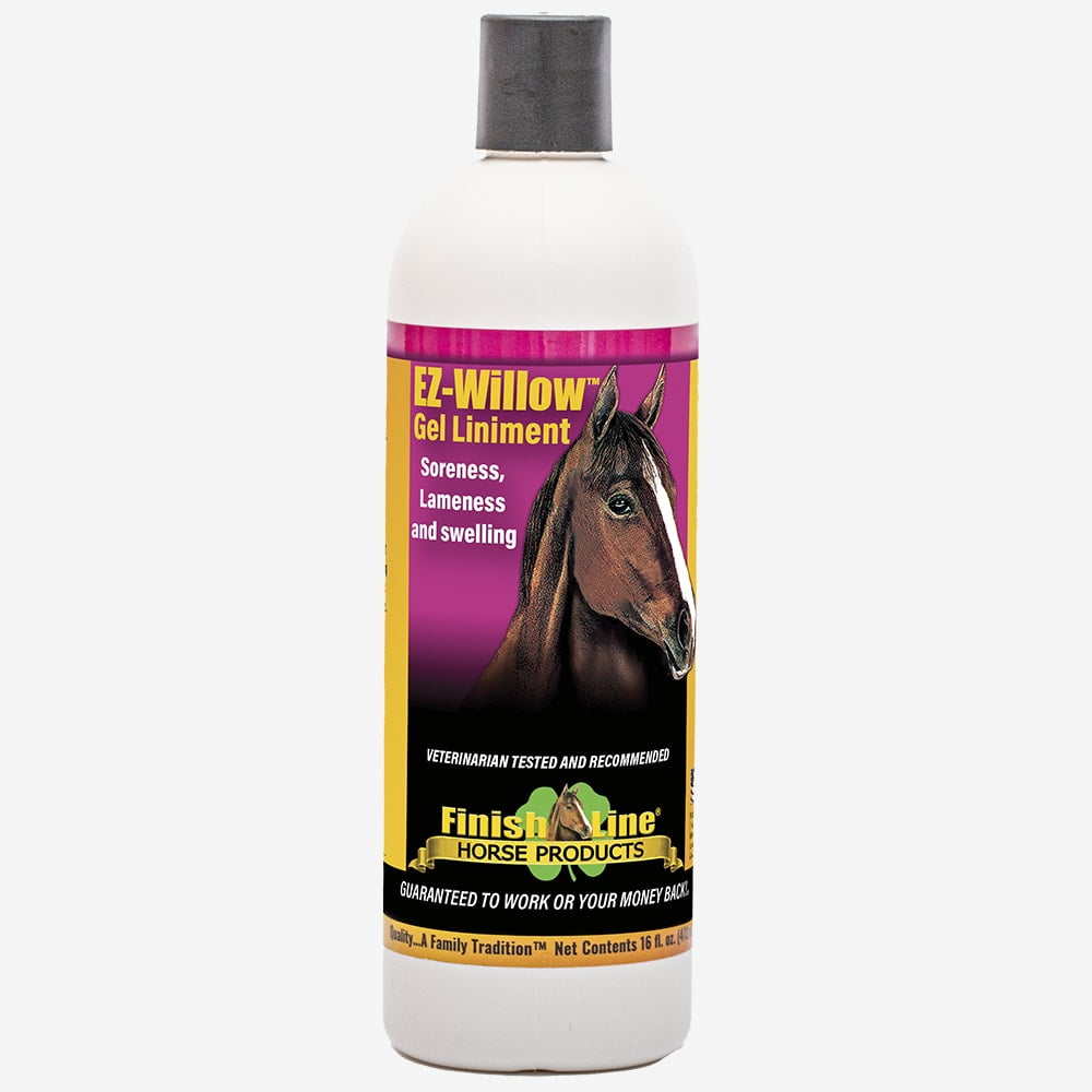 Finish Line EZ-Willow Cooling Gel for Horses Liniment Formula 16 oz.