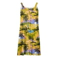 thumbnail image 5 of EGNMCR Robes de Vacances pour Femmes Mode Été Sans Manches Décontractée Imprimée Dos Nu Mini Robe, 5 of 5