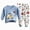 R121-Light Blue, variant on NOLDARES Boys Pajamas Little Toddler Boys Long Sleeves and Pants Pajamas 2-Piece Pjs Set Kids Sleepwear,Navy,11-12 Y