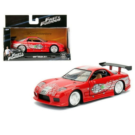 - JADA 1:32 W/B - FAST & FURIOUS - DOM'S MAZDA RX-7 98377 DIECAST RED