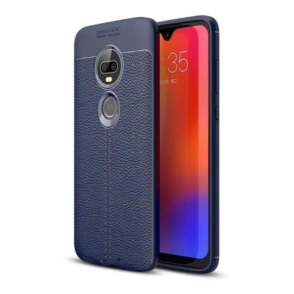 Funda Tpu Texturizada Motorola azul marino Gadget Collection Mx  Ultimate Experience
