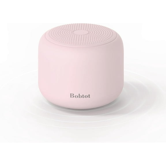 Portable Bluetooth Speakers with Strap Easy to Carry, Wireless IPX5 Waterproof Mini Speaker with Loud Stereo Sound, 20 Hours Playtime, Rechargeable Battery, Built-in Microphone, Pink