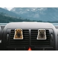 thumbnail image 6 of WIRESTER Car Air Freshener Fragrance Vent Clip Interior Decoration for Cars with Lemon Scented Pad - Gray Shar Pei Dog, 6 of 7
