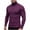 Purple, variant on JAFSPIFXO Men's Turtleneck Sweater Solid Color Knit Long Sleeve Slim Fitted Stretch Pullover Sweater Tops