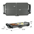 thumbnail image 7 of Kenmore Non-Stick Electric Griddle with Removable Drip Tray, 10"x18", 7 of 7