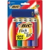 BIC Maxi Classic Pocket Lighter, Assorted 6-Pack