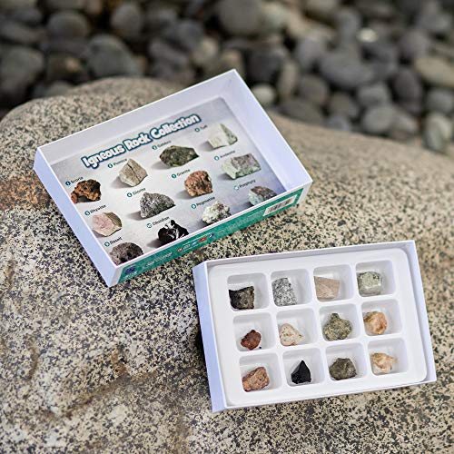 Educational Insights Igneous Rock Collection, Ages 8 and up, Set of 12