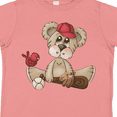 thumbnail image 4 of Inktastic Baseball Teddy Bear Boys Toddler T-Shirt, 4 of 5