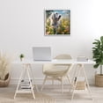 thumbnail image 3 of Stupell Industries Happy Dog Among Flowers Landscape Painting White Framed Art Print Wall Art, 24 x 24, 3 of 10