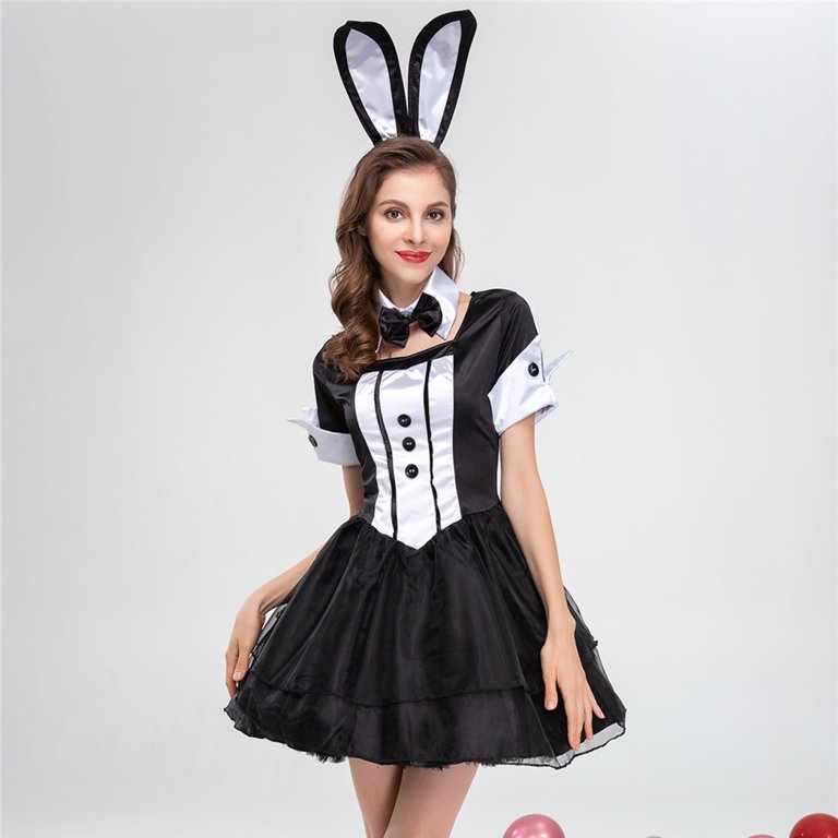 SOOMLON Women Halloween Costumes Gothic Clothing Women Maid Costume Sexy Halloween Cosplay Teddy Short Sleeve Crewneck Solid Color Costume Bubble Dress Sexy Halloween Costumes Black M - Walmart.com SOOMLON Women Halloween Costumes Gothic Clothing Women Maid Costume Sexy Halloween Cosplay Teddy Short Sleeve Crewneck Solid Color Costume Bubble Dress Sexy Halloween Costumes Black M - Walmart.com
