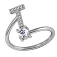 thumbnail image 4 of Sonducket Anillo abierto con letras mayúsculas, anillos portátiles para interiores y exteriores, fiesta en casa, compras, joyería decorativa, regalo de Ropa, zapatos y accesorios Miscelánea T Sonducket AP1421-20B, 4 of 5