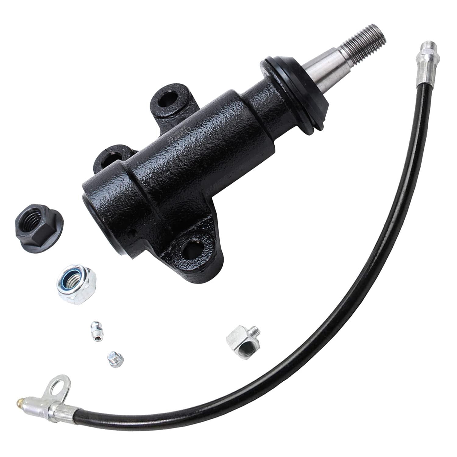Detroit Axle - Front 17pc Suspension Kit for Chevy K1500 Tahoe Escalade 1995-2000, Wheel Bearing Hubs Upper Control Arms Lower Ball Joints Sway Bar Links Tie Rod Ends Pitman Idler Arms Bracket