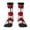 3 Black, variant on Womens Canada Flag Pattern Dress Crew Socks Colorful Novelty Socks