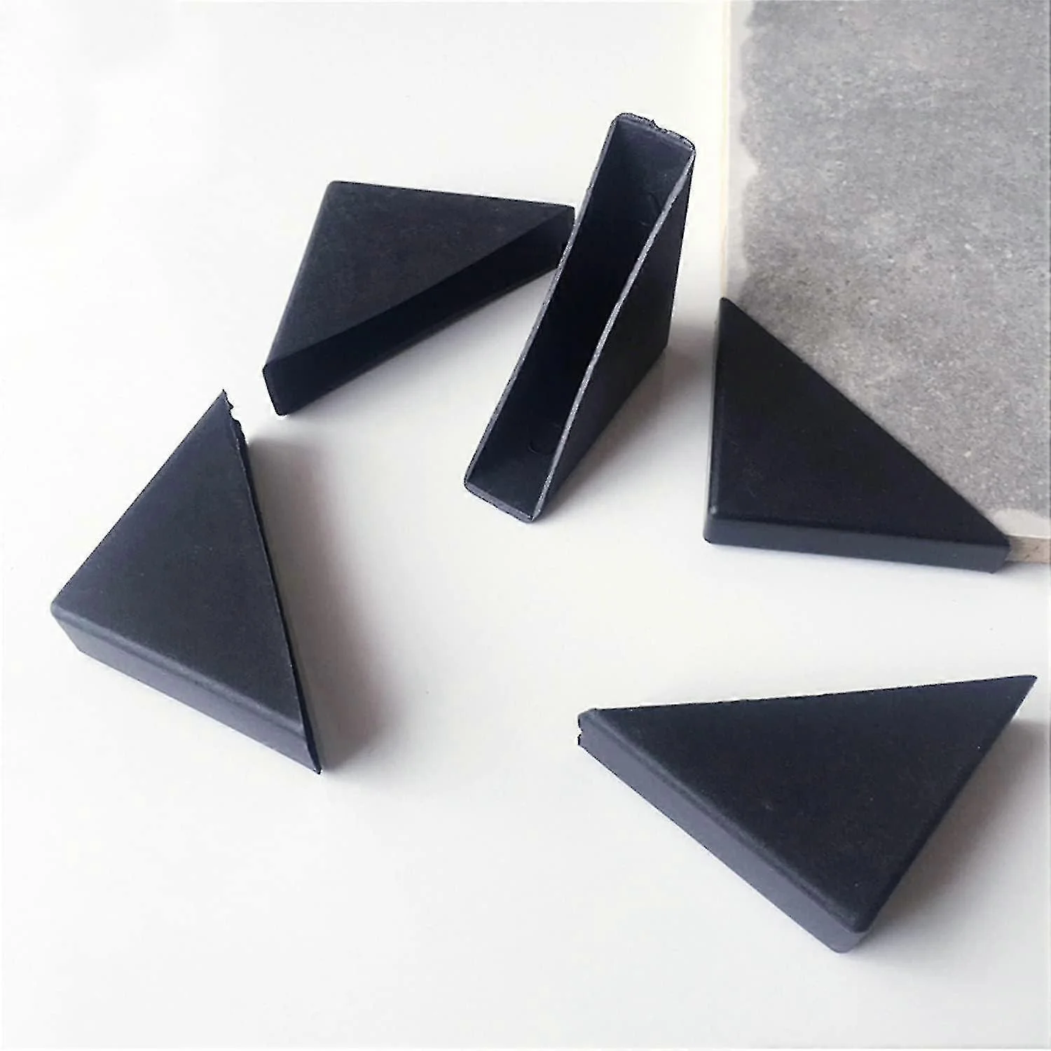 5mm Glass Mirror Safety Edge Corner Guards Cushion Plastics Protectors 200pcs Black