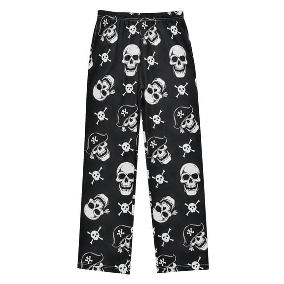 joogoo Skull Pattern Pajama Pants Pj Bottoms Sleepwear Lounge L