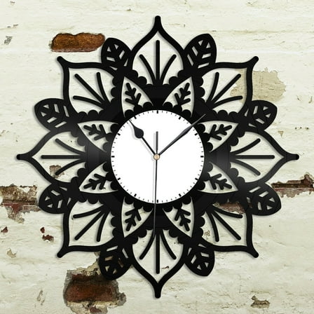 Mandala Vinyl Wall Clock Souvenir Home Living Room Anniversary Decoration Vintage Design Office Bar Room Home Decor