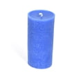 thumbnail image 2 of BeeTheLight Beeswax Pillar Candle - 100% Pure Bees Wax - Choose Your Size and Color - Up To 72 Hour Burn Time - Approx. 2x3, 3x4, 3x6 - Unscented - Natural Light Honey Scent (Rustic Blue, Large), 2 of 7