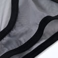 thumbnail image 6 of TANBOM Men's Bulge Enhancing Briefs Nylon Mesh Underwear Gray L 1-Pack, 6 of 6
