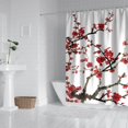 thumbnail image 2 of Waterproof Beautiful Colorful Floral Shower Curtain 72x72 Inch Boho Style Polyester Unique Shower Curtain for Bathroom Hotel Home Decor with 12 Plastic Hooks, 2 of 5