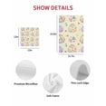 thumbnail image 7 of Easter Colorful Eggs Kitchen Dish Towels for Drying Dishes Set of 3, Spring Flowers Leaves Country Plants Yellow Waffle Weave Microfiber Hand Tea Bathroom Towels Quick Dry & Absorbent Towel 15.7x23.6, 7 of 7