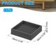 thumbnail image 2 of Uxcell Copas de muebles de goma cuadradas antideslizantes para proteger el suelo de los pies de muebles, cama, sofá, silla, negro 2"x2", 2 of 7