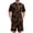 Green, variant on Mens Pajamas Set Halloween Soft Short Sleeve Pjs Pumpkin Pajamas 2 Piece Sleepwear Mens Loungewear Sets Summer with Pockets