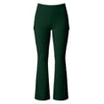 thumbnail image 5 of MMJ Plus Size Cargo Pants for Women Flare Leg High Waist Fleece Lined with Pockets Stretch Casual Trousers Full Length Comfortable Warm Outdoor Hiking Travel, 5 of 8