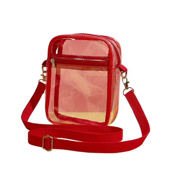 GASTROPOD Tote Bagfor Women,Travel Outdoor Storage Crossbody Bagsfor Women,Multifunctional Document Bag Clear Bags,Red Style 1