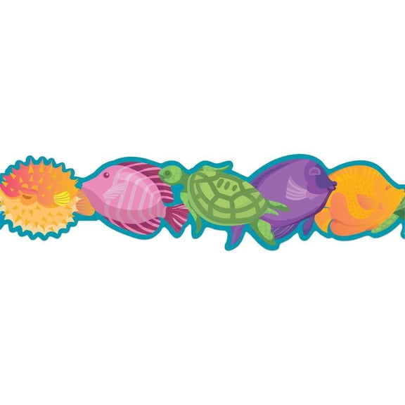 Eureka Seas the Day Marine Life Extra Wide Deco Trim (EU 846359)