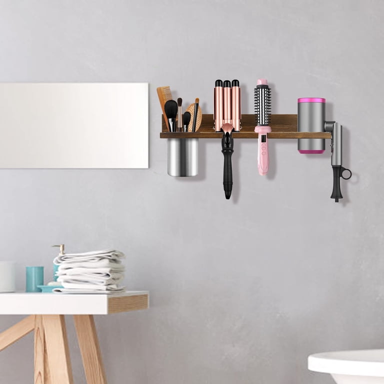 Hair Tool Organizer Wall Mounted