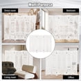 thumbnail image 5 of 63"x67" Carved Wood  Foldable Partition,4 Panel Room Divider Screen for Home Office & Bedroom Privacy, 5 of 5