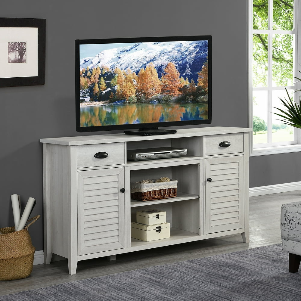 Gramercy Way Antique White Tv Stand