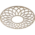 thumbnail image 2 of Ekena Millwork 38"OD x 13"ID x 3/8"T Cannes Wood Fretwork Pierced Ceiling Medallion, Hickory, 2 of 3